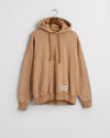 Gant Apparel Mens WORKWEAR HOODIE 269/CARAMEL BEIGE