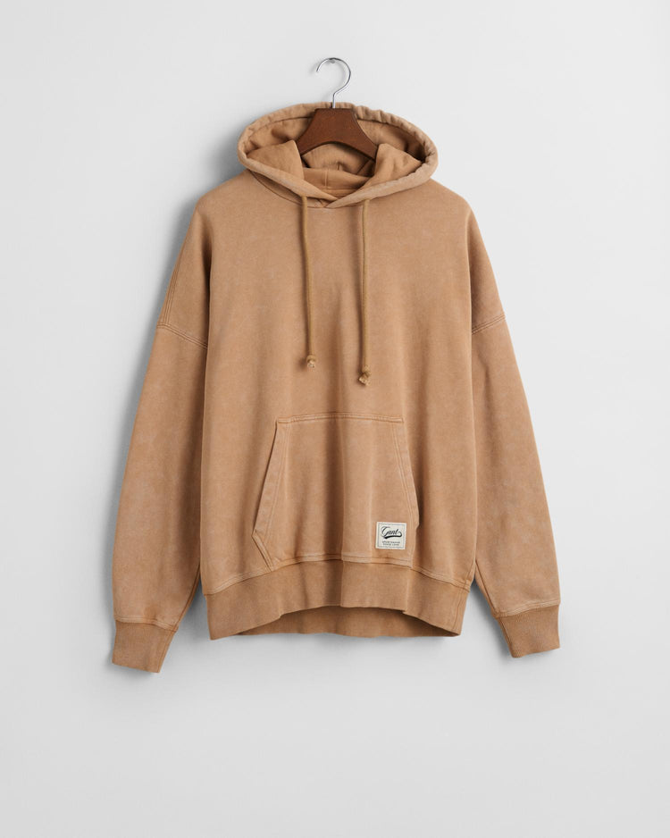 Gant Apparel Mens WORKWEAR HOODIE 269/CARAMEL BEIGE