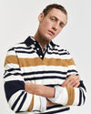 Gant Apparel Mens MULTISTRIPE HEAVY RUGGER 244/CUMIN BEIGE