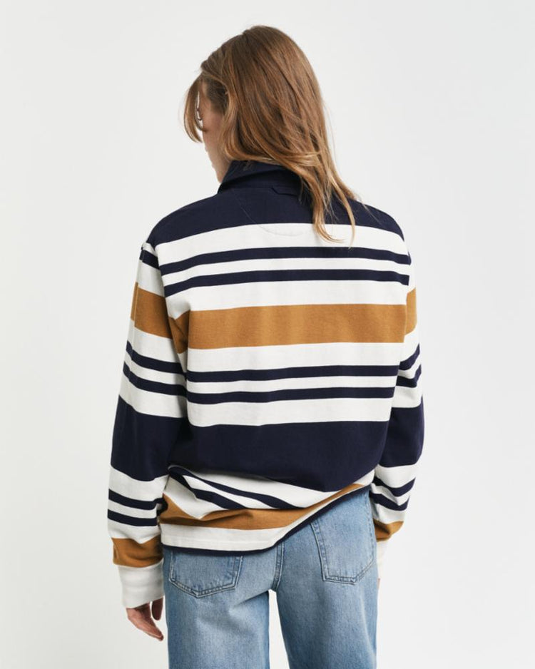 Gant Apparel Mens MULTISTRIPE HEAVY RUGGER 244/CUMIN BEIGE