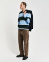 Gant Apparel Mens MULTISTRIPE HEAVY RUGGER 427/CLEAR SKY