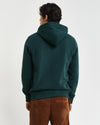 Gant Apparel Mens GRAPHIC SWEAT HOODIE 374/TARTAN GREEN