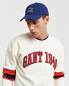 Gant Apparel Mens COLORBLOCK SLEEVE CNECK 130/CREAM