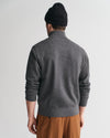 Gant Apparel Mens SACKER RIB HALF ZIP 095/ANTRACIT MELANGE