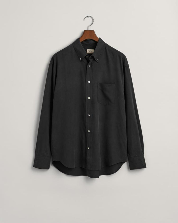 Gant Apparel Mens REL SILK SHIRT 005/BLACK