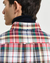 Gant Apparel Mens REG POPLIN TARTAN CHECK SHIRT 630/RUBY RED