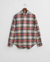 Gant Apparel Mens REG POPLIN TARTAN CHECK SHIRT 630/RUBY RED