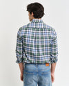 Gant Apparel Mens REG ARCHIVE OXFORD CHECK SHIRT 427/CLEAR SKY