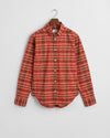 Gant Apparel Mens REG ARCHIVE POPLIN CHECK SHIRT 612/IRON RED