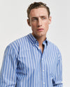 Gant Apparel Mens REL HERITAGE POPLIN STRIPE SHIRT 447/LAPIS BLUE