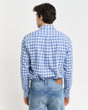 Gant Apparel Mens REG FLANNEL CHECK SHIRT 433/EVENING BLUE