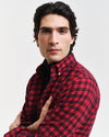 Gant Apparel Mens REG FLANNEL CHECK SHIRT 630/RUBY RED