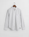 Gant Apparel Mens REG POPLIN STRIPE 110/WHITE