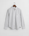 Gant Apparel Mens REG POPLIN STRIPE 110/WHITE