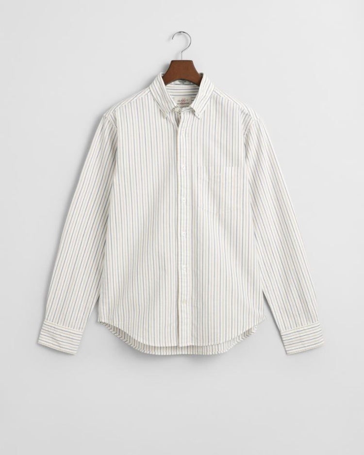 Gant Apparel Mens REG OXFORD SHIRT 113/EGGSHELL