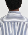 Gant Apparel Mens REG CLASSIC POPLIN STRIPE SHIRT 110/WHITE