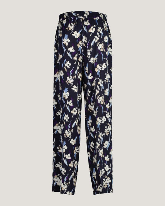Gant Apparel Womens REL FLORAL PULL ON PANTS 433/EVENING BLUE