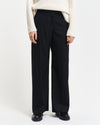 Gant Apparel Womens HW STRAIGHT PANTS 005/BLACK