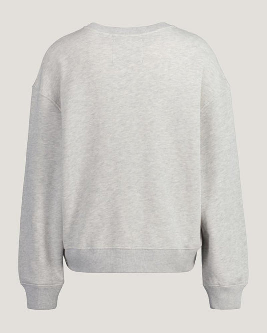 Gant Apparel Womens GRAPHIC C NECK SWEAT 080/PALE GREY MELANGE