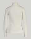 Gant Apparel Womens SLIM RIB TURTLENECK 113/EGGSHELL