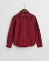 Gant Apparel Womens REG CORD SHIRT 604/PLUMPED RED