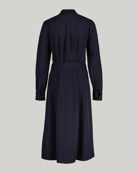 Gant Apparel Womens REG POCKET SHIRT DRESS 433/EVENING BLUE