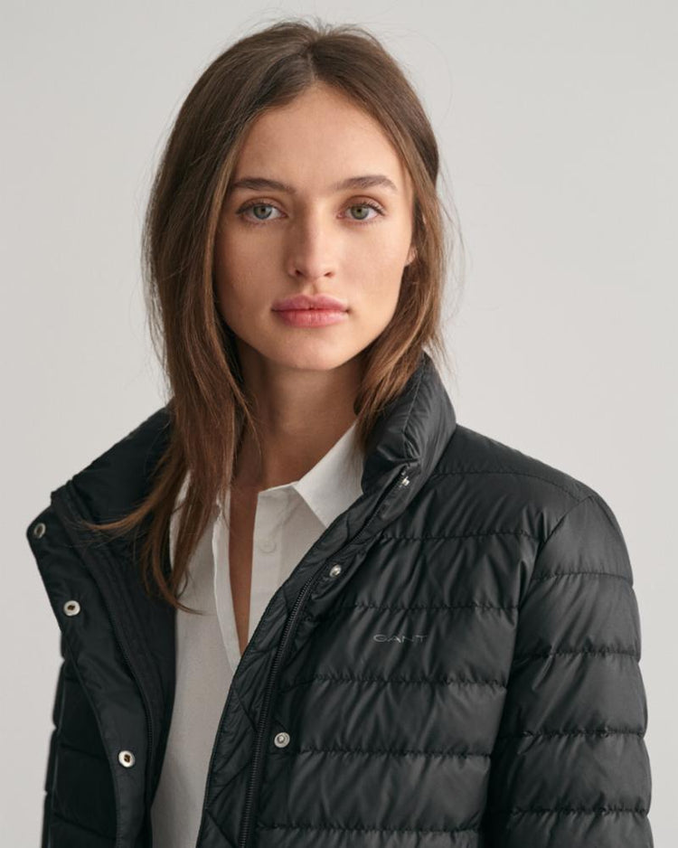 Gant Apparel Womens LIGHT DOWN JACKET 5/BLACK