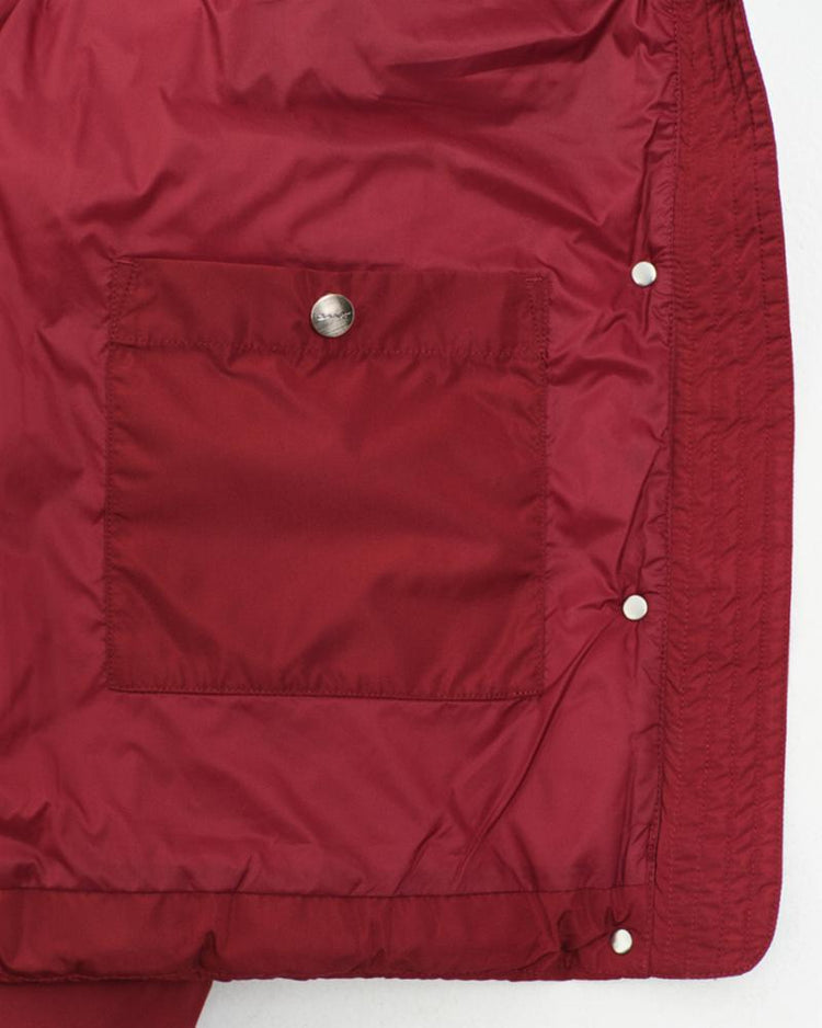 Gant Apparel Womens ACTIVE CLOUD JACKET 604/PLUMPED RED