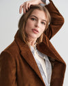 Gant Apparel Womens REG CORD BLAZER 220/COCAO BROWN