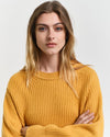 Gant Apparel Womens RIB KNITTED C NECK 748/FADED SUNSET