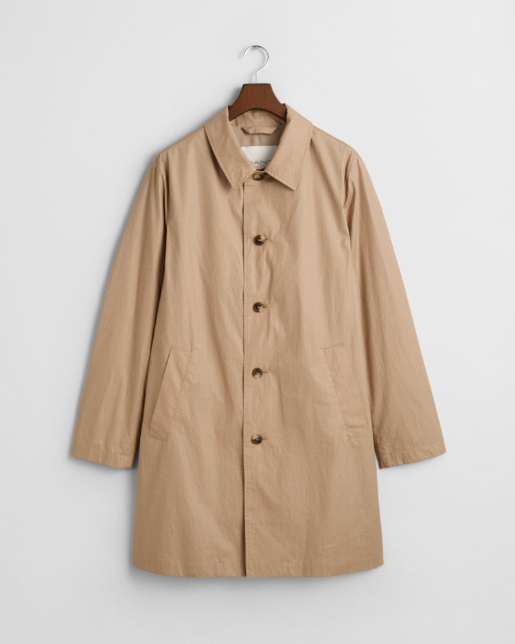 Gant Apparel Mens COTTON CAR COAT 248/DARK KHAKI