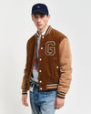 Gant Apparel Mens CORD VARSITY JACKET 220/COCAO BROWN