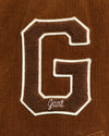 Gant Apparel Mens CORD VARSITY JACKET 220/COCAO BROWN