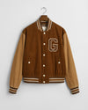 Gant Apparel Mens CORD VARSITY JACKET 220/COCAO BROWN