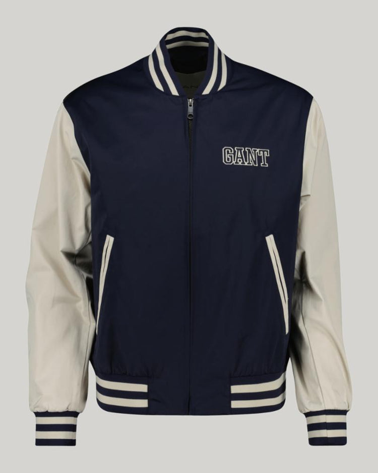 Gant Apparel Mens LIGHT VARSITY JACKET 433/EVENING BLUE