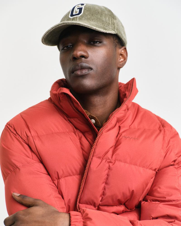 Gant Apparel Mens MID DOWN JACKET 612/IRON RED