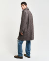 Gant Apparel Mens WOOL CAR COAT 243/DEEP BROWN