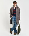 Gant Apparel Mens WOOL CAR COAT 243/DEEP BROWN