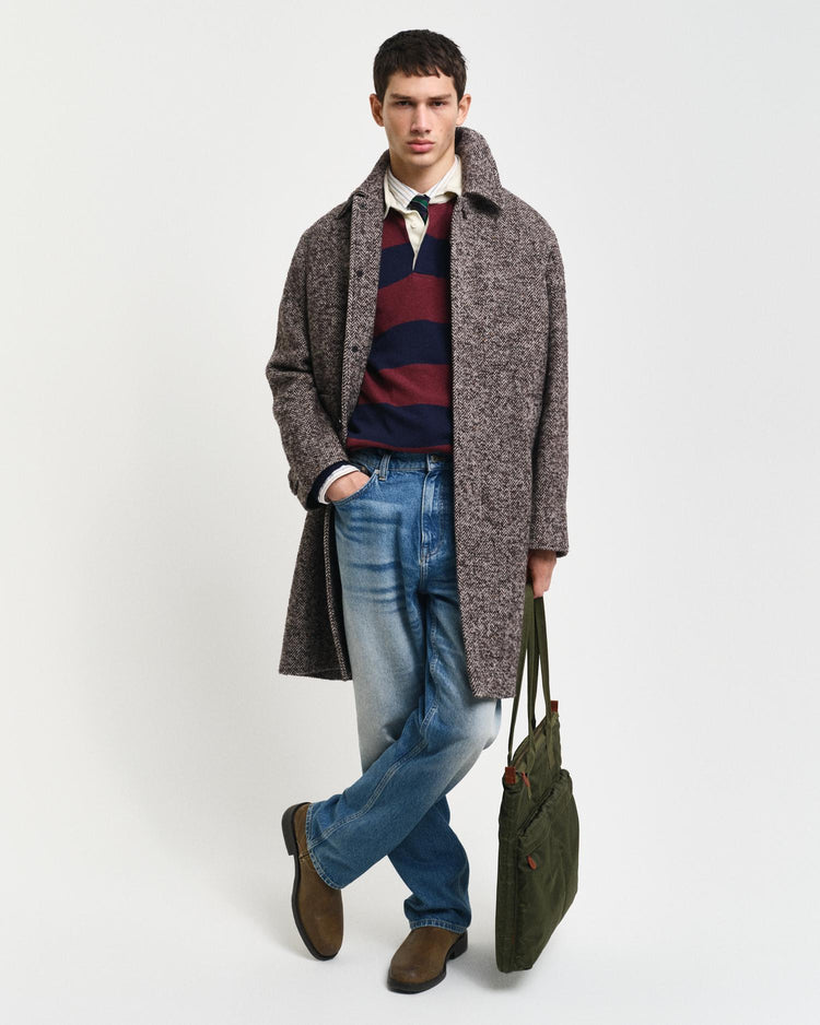 Gant wool wrap coat best sale