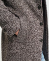 Gant Apparel Mens WOOL CAR COAT 243/DEEP BROWN