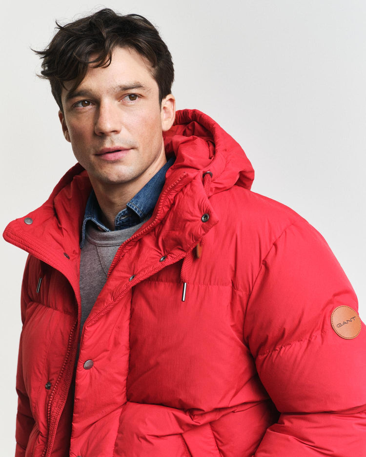 Gant Apparel Mens EXPEDITION DOWN PUFFER 630/RUBY RED