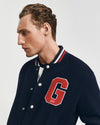 Gant Apparel Mens WOOL MIX VARSITY JACKET 433/EVENING BLUE