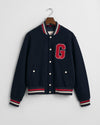 Gant Apparel Mens WOOL MIX VARSITY JACKET 433/EVENING BLUE