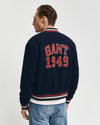 Gant Apparel Mens WOOL MIX VARSITY JACKET 433/EVENING BLUE