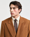 Gant Apparel Mens OVERSIZED WOOL FLANNEL SUIT BLAZER 220/COCAO BROWN