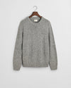 Gant Apparel Mens NEPS WOOL C NECK 093/GREY MELANGE