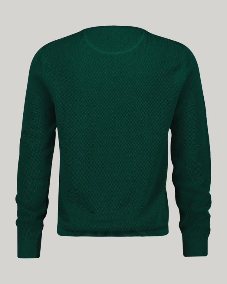 Gant Apparel Mens COTTON PIQUE C NECK 373/DEEP FOREST GREEN