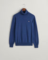 Gant Apparel Mens CTN/WO ROLLNECK 433/EVENING BLUE