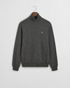 Gant Apparel Mens CTN/WO ROLLNECK 092/DARK GREY MELANGE