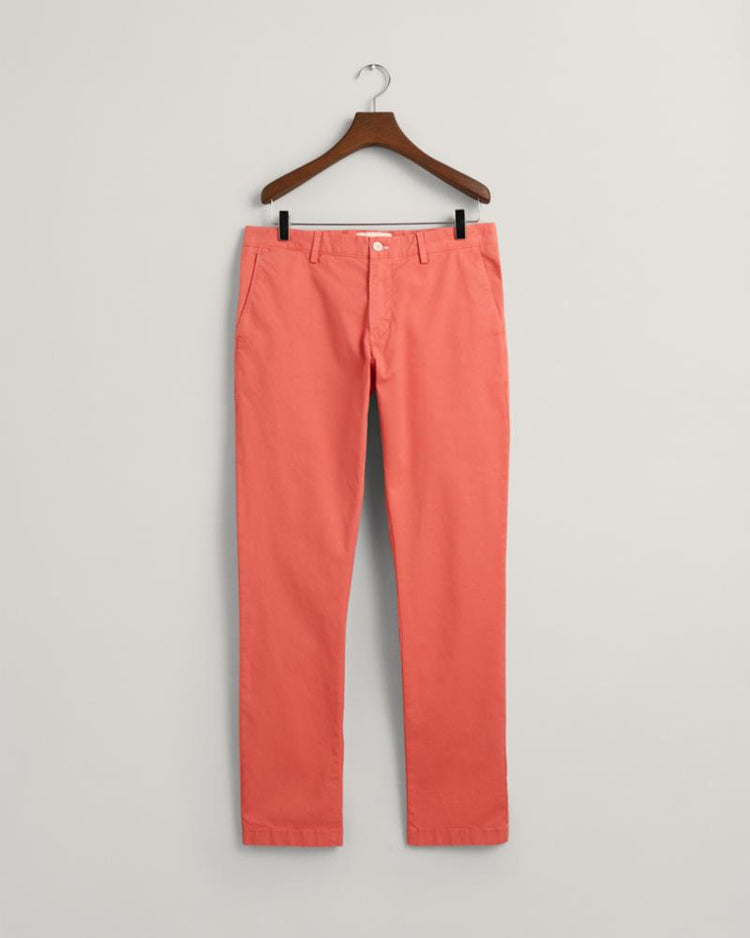 Gant Apparel Mens SLIM SUNFADED CHINOS 628/SUNSET PINK